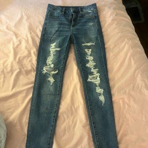 American Eagle Curvy Super High Rise Jeggings